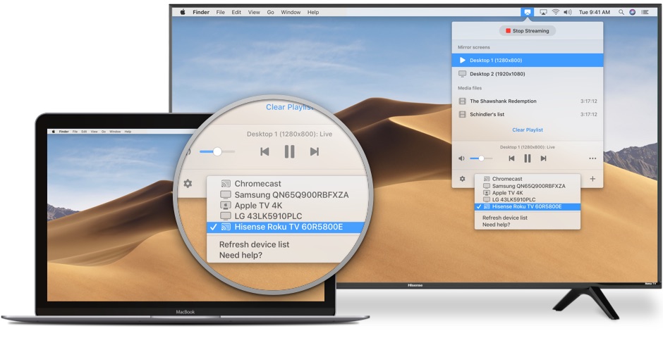 Roku Apple Mac Mirror App